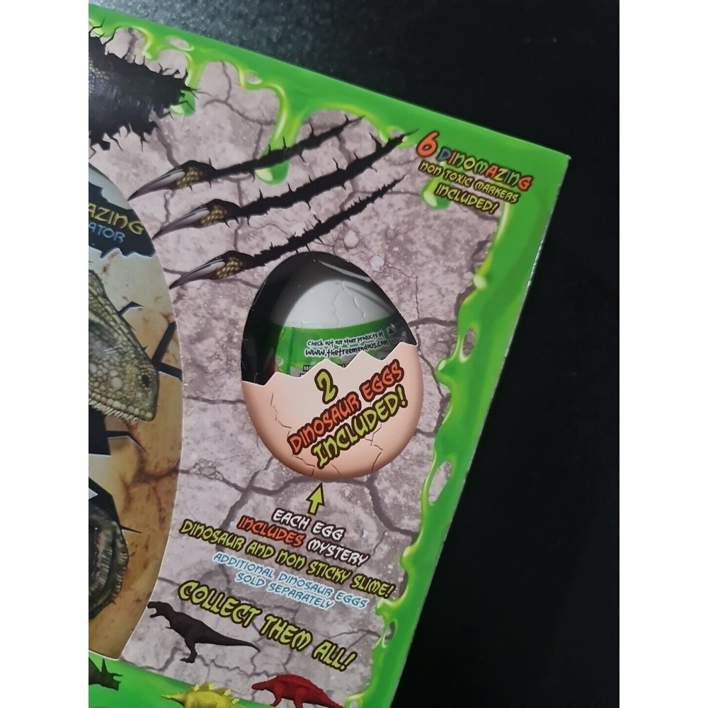 The DinoMazing Egg Decorator w/ Non Toxic Markers Dino Mazing - NEW SEALED - Picture 2 of 5